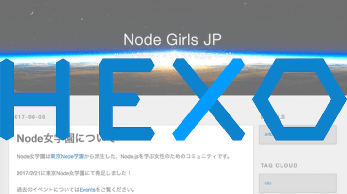 Node Js製の静的サイトジェネレータ Hexo で無料ブログ開発 Vol 1 Dotstudio